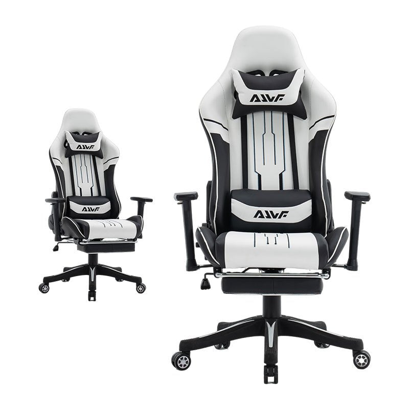 Gamingstoel – Gamestoel – Gaming Chair – Bureaustoel – Game Stoel – Ergonomisch Verstelbaar – PU Leer Roze – Comfortabele Schuimvulling – Stevige Rugleuning
