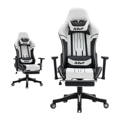 Gamingstoel – Gamestoel – Gaming Chair – Bureaustoel – Game Stoel – Ergonomisch Verstelbaar – PU Leer Roze – Comfortabele Schuimvulling – Stevige Rugleuning