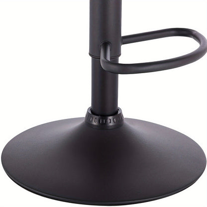 Barstoel – Barkruk – Barstoel Kruk – Barkrukken – Barstoelen – Set Van 4 – Fluwelen Bekleding – Draaibaar Metalen Onderstel