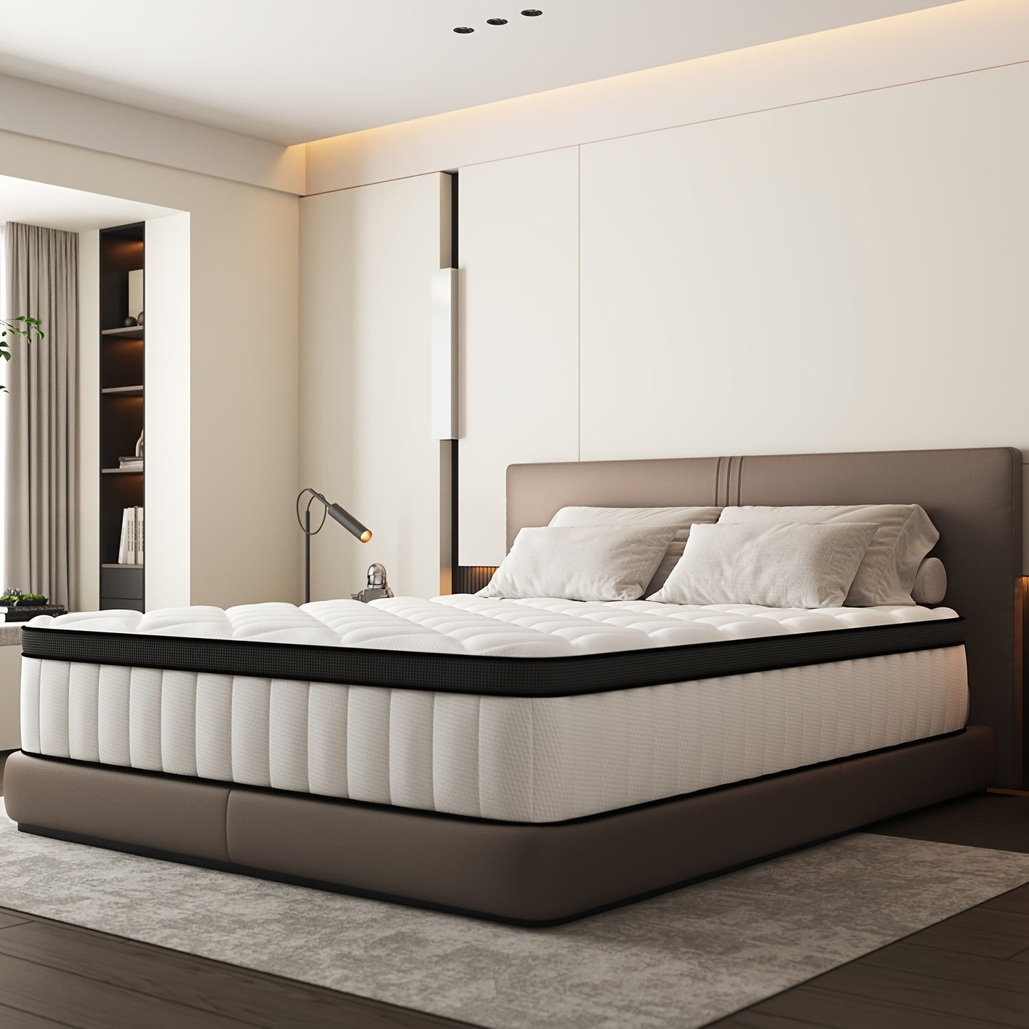 Ergonomisch Pocketveringmatras – Binnenvering Matras – Veermatras – Sleep Matras – Eenpersoonsmatras – 120x200x22 cm – 7-zone Pocketvering – Ademend Katoenen Hoes