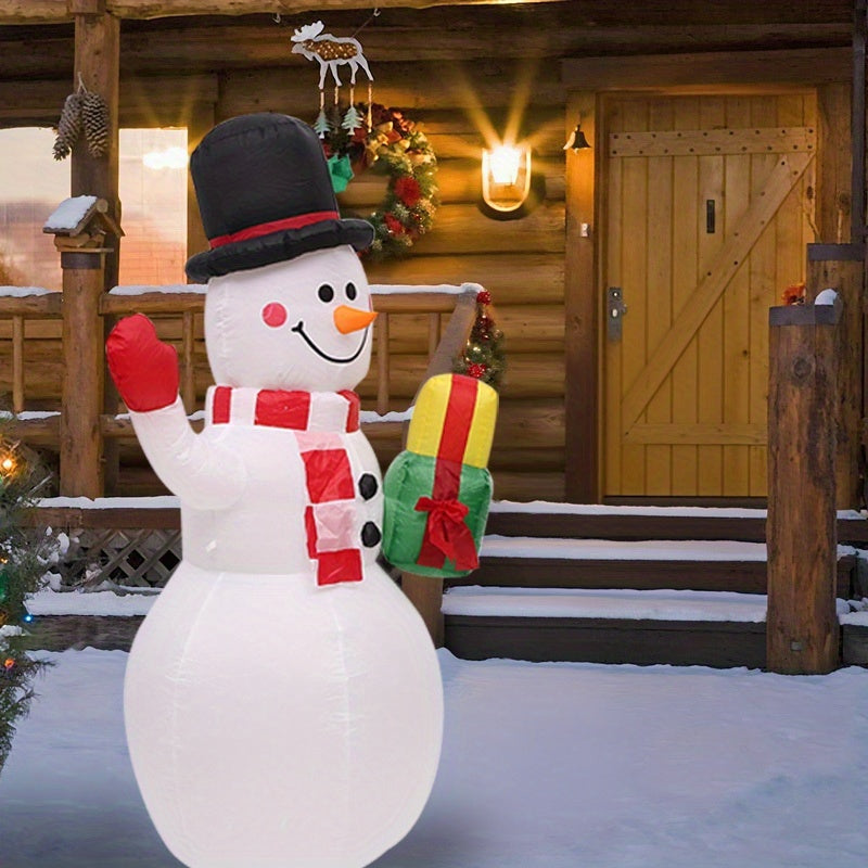 Opblaasbare Sneeuwpop – Kerstsneeuwpop – Buitendecoratie – Winterfiguur – Tuindecoratie – 150 cm Hoog – Weerbestendig Polyester
