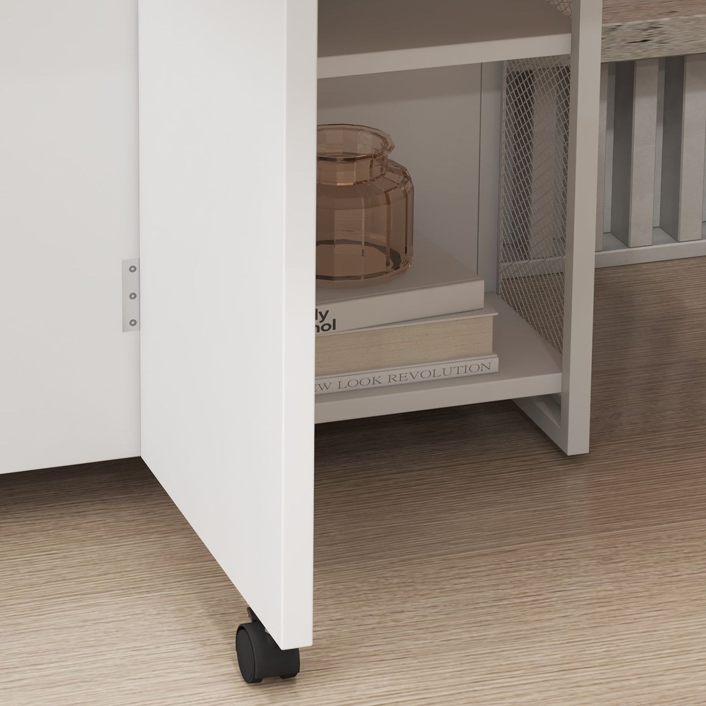 uitschuiftafel – verlengbare tafel – opklapbare eettafel – klaptafel – multifunctionele tafel – ruimtebesparend design – hardhouten blad & metalen onderstel – wit 127x80x75 cm