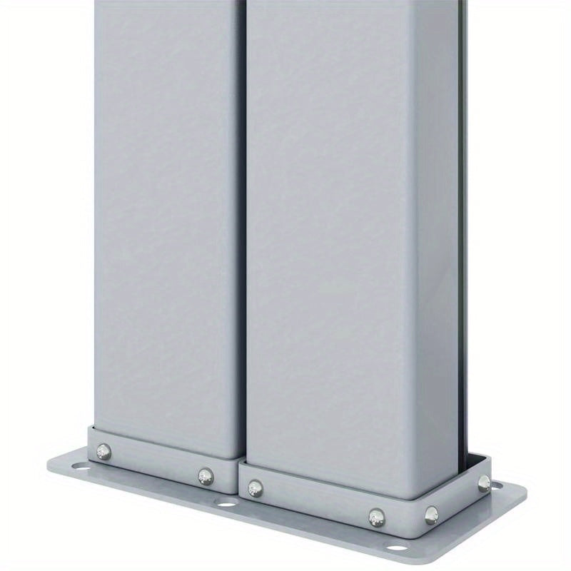Uitschuifbare Windscherm – Windscherm – Windschutzelement – Tuinscherm – Balkonbescherming – 100 Cm Uitgeschoven – Metalen Frame - Rood