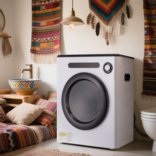 Wasdroger – Tumble Dryer – Ventilatiedroger – Droogkast – Compacte Droger – 4 kg – 6 Automatische Programma’s – Smart Drying System – Dubbele Temperatuurbeveiliging – Stapelbaar