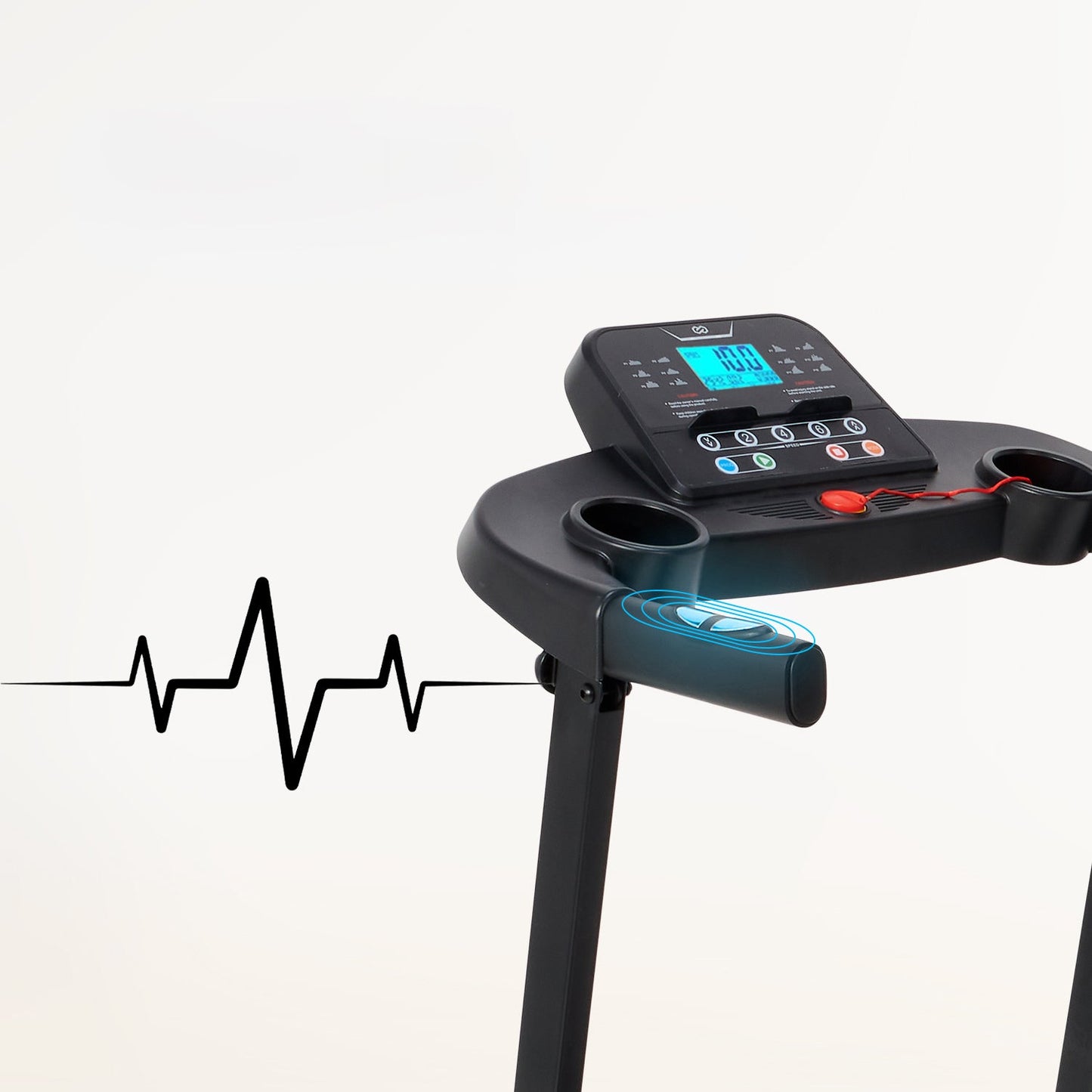 Loopband – Treadmill – Fitnessapparaat – Hardloopband – Wandelband – Vijflagen Schokabsorptie – 12 Trainingsprogramma’s