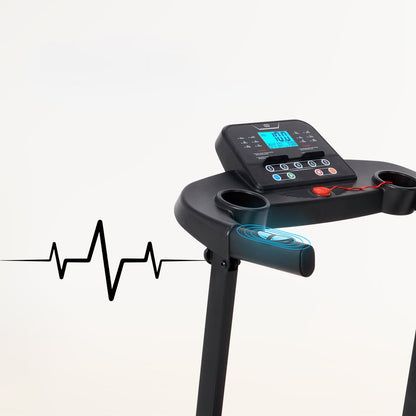 Loopband – Treadmill – Fitnessapparaat – Hardloopband – Wandelband – Vijflagen Schokabsorptie – 12 Trainingsprogramma’s