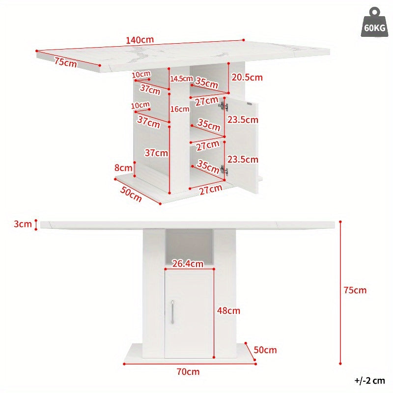 Metaalkommode Wit – Opbergkast – Dressoir – Ladenkast – Kast – 6 Lades – Stevig Metalen Frame – Direct Gebruiksklaar