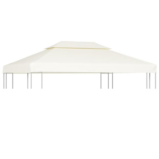 Partytenthoes – Tentluifel – Gazebohoes – Tenthulpstuk – Overkapping – Hoogwaardige PVC 310g/m² – Melkwit 3x4 Meter