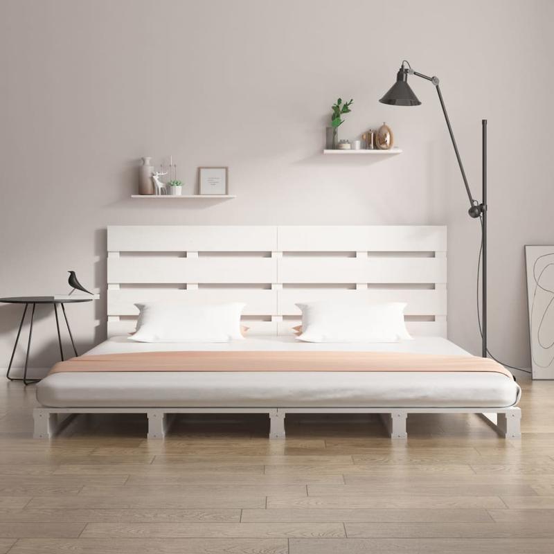 Bedframe – Ledikant – Slaapkamerset – Houten Bed – Grenen Bed – Massief Grenenhout – Wit – 180x200 cm – Stevig & Duurzaam