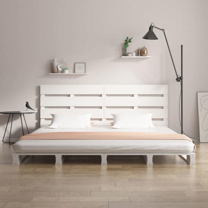 Bedframe – Ledikant – Slaapkamerset – Houten Bed – Grenen Bed – Massief Grenenhout – Wit – 180x200 cm – Stevig & Duurzaam