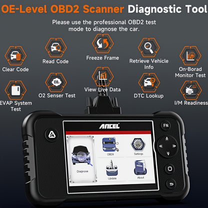 OBD2 Scanner – Autodiagnose Tool – Codelezer – Foutcode Scanner – Diagnosetool – 5-in-1 Functie – Gratis Levenslange Updates