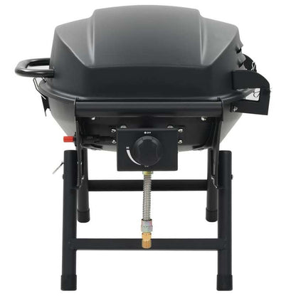 Mobiele Barbecue – Draagbare Grill – Tafelbarbecue – Gasbarbecue – Zwarte Kookplaat – 4,2 kW Brander – Gietijzeren Grillplaat
