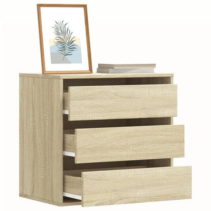 Craft Storage Easy assemble Modern chest of drawers dFTangle oak sonoma 60x41x58cm wood dFTengineering Art Storage Cabinet, Storage Cabinets