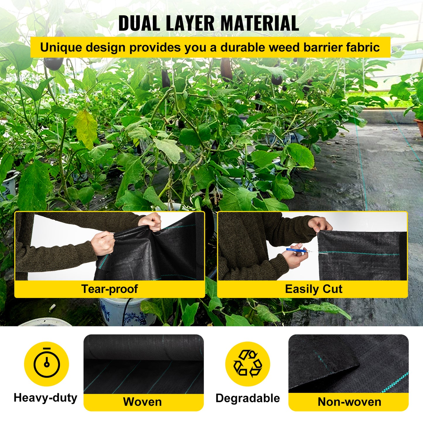 Kijkdoek – Neteldoek – Passeerdoek – Zeefdoek – Notenmelkzak – Zwaar Geweven Polypropyleen – 1,2 x 91,4 meter