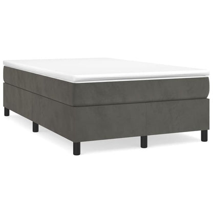 Modern Minimalist Bed Frame - Heavy-Duty Platform Bed with Easy Assembly, No Box Spring Needed, Sturdy Wooden Construction - Mattress-Friendly Design for All Seasons - Ideal for Small Spaces & Contemporary Bedrooms - Grigio S