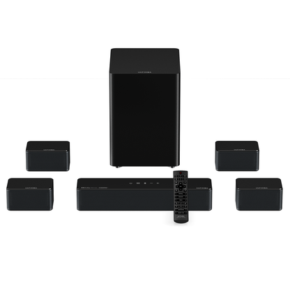 Soundbar – Surround Set – Home Cinema Geluid – Draadloze Subwoofer – Dolby Atmos – 7.1 Kanaals – 500W Vermogen – Bluetooth 5.3 Met App Bediening