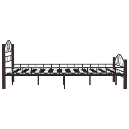 Black Metal Bed Frame 120x200cm