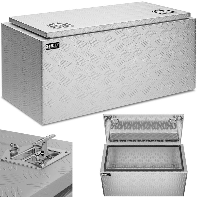 Gereedschapskoffer – Gereedschapskist – Toolbox – Opbergkoffer – Gereedschapstas – Aluminium – 119 Liter Inhoud – Veiligheidsslot met Sleutels
