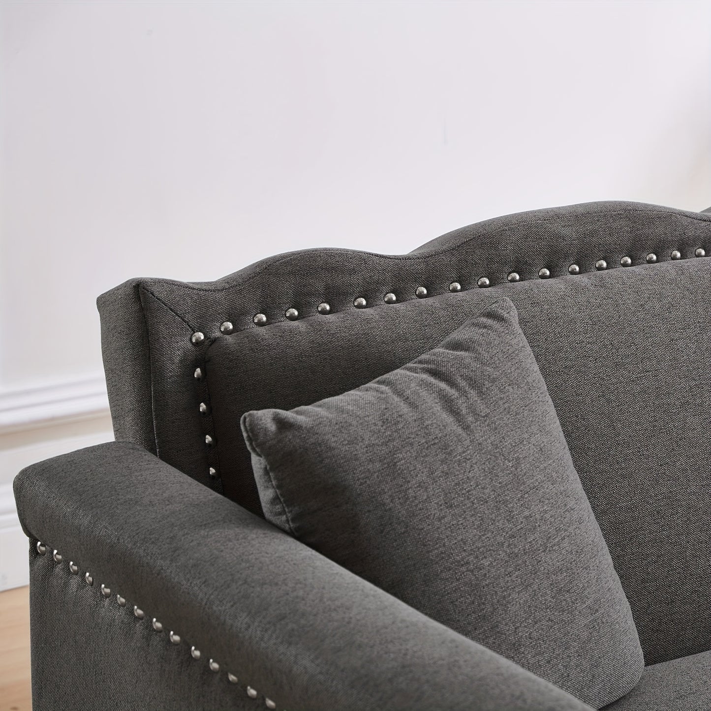 Bedbank – Slaapbank – 2-Zits Bank – Sofa – Logeerbed – Verstelbare Rugleuningen – Katoen-Linnen Bekleding – Hoogwaardig Schuim