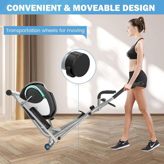 Crosstrainer – Elliptische Trainer – Fitnessapparaat – Hometrainer – Elliptical Trainer – Magnetische Weerstand – Compact En Stabiel Frame