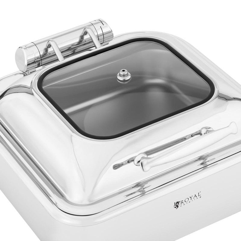 Water-Based Tabletop Food Warmer with Viewing Window, GN 2/3, 5.3 L - QUORE