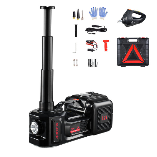 Elektrische Krik – Auto Krik – Hydraulische Krik – Garagekrik – Schaarkrik – 5 Ton Draagvermogen – Inclusief Elektrische Slagmoersleutel