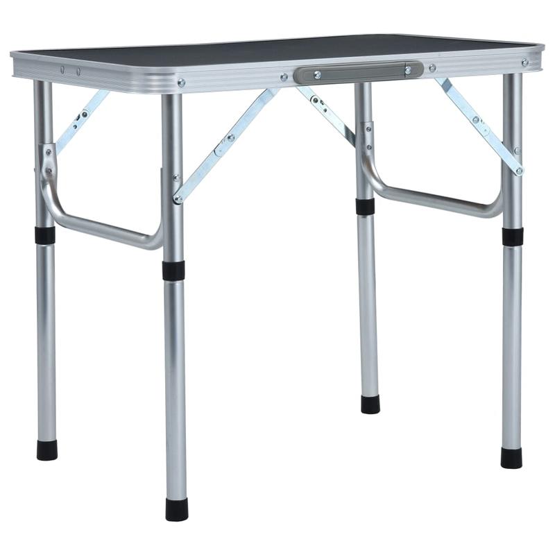 Compact Opvouwbaar Tafeltje – Kampeertafel - Reis Tafeltje – Kampeertafeltje – Campingtafel - Picknicktafeltje – Lichtgewicht – Aluminium Met MDF – Compact Formaat