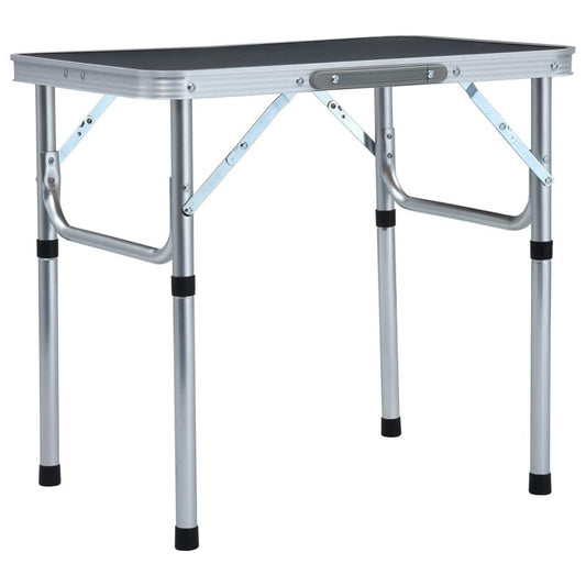 Compact Opvouwbaar Tafeltje – Kampeertafel - Reis Tafeltje – Kampeertafeltje – Campingtafel - Picknicktafeltje – Lichtgewicht – Aluminium Met MDF – Compact Formaat