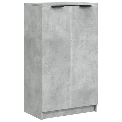 Schoenenkast – Schoenenrek – Schoenenopberger – Halkast – Schoenenbank – Beton Grijs – Compact 59x35x100 cm – Duurzaam Plaatmateriaal