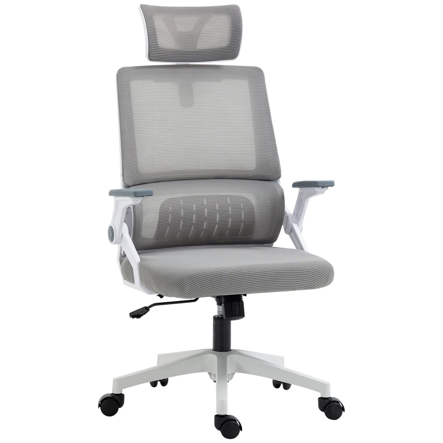 Bureaustoel – Bureaustoelen – Kantoorstoel – Office Chair – Draaistoel – Verstelbare Hoofdsteun – Mesh Rugleuning – Kantelfunctie – Tot 120 kg