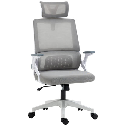 Bureaustoel – Bureaustoelen – Kantoorstoel – Office Chair – Draaistoel – Verstelbare Hoofdsteun – Mesh Rugleuning – Kantelfunctie – Tot 120 kg