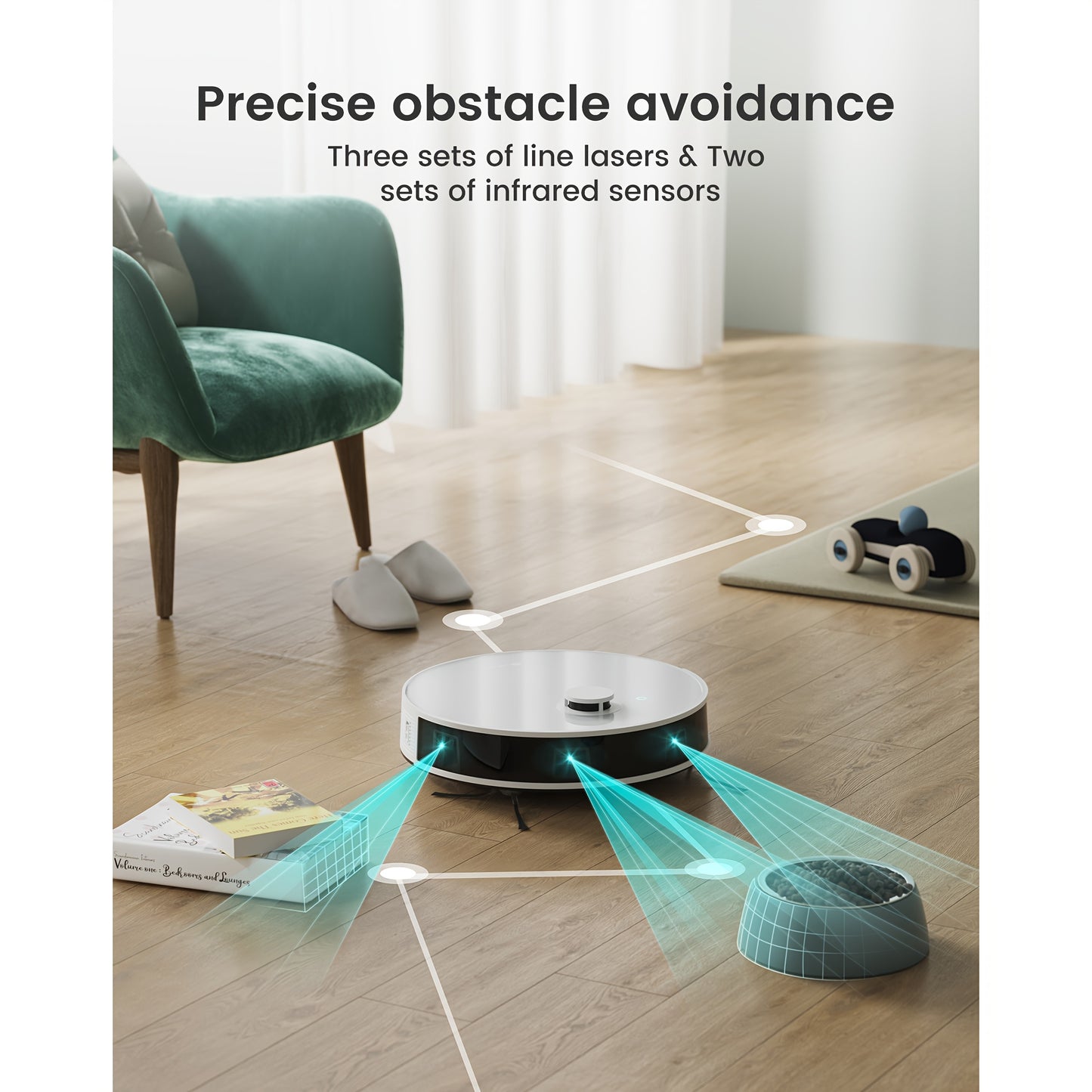 Robotstofzuiger – Robot Cleaner – Automatische Stofzuiger – Dweilrobot – Slimme Stofzuiger – Lange Batterijduur 200 Minuten – Smart App Besturing