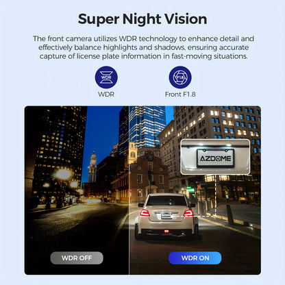 Dashcam – Auto Camera – Video Recorder – 4K Camera – Dual Channel Camera – Zwart – 4K UHD Resolutie – Wi-Fi Verbinding