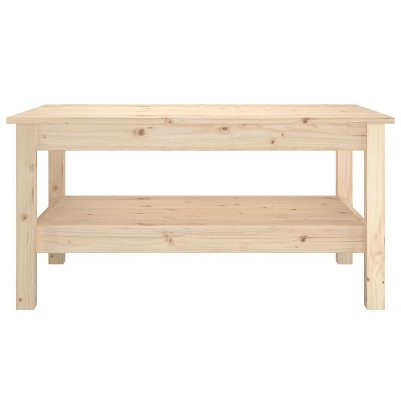 Bijzettafel – Salontafel – Koffietafel – Banktafel – Receptietafel – Massief Pine Hout – 80x50x40 cm – Stevig & Duurzaam