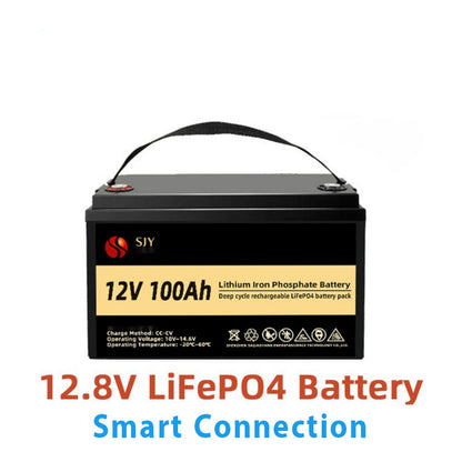 Li-ion Accu – Lithium Batterij – Caravan Accu – Camping Accu – Boot Accu – 12V 100Ah LiFePO4 – Smart Battery Management System