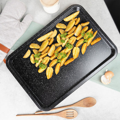 Bakplaat – Ovenplaat – Grillplaat – Bakblik – Koekjesplaat – Granieten Coating – 46,5 x 32,5 cm – Hittebestendig Tot 230°C
