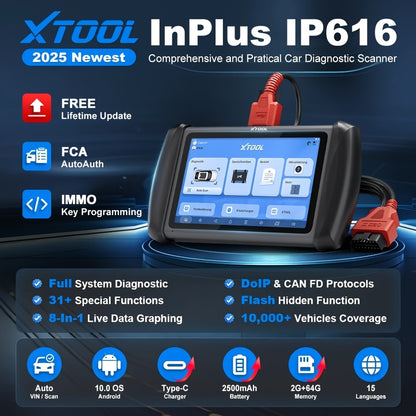 OBD2 Scanner – Auto Diagnose Tool – Foutcode Uitlezer – Key Programmer – Reset Apparaat – Draadloos Wi-Fi – Lifetime Updates