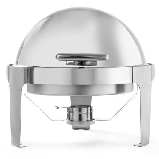 Heated Food Warmer with Rolltop, Round, 345Mm Diameter, 5.6L - Hendi 470312