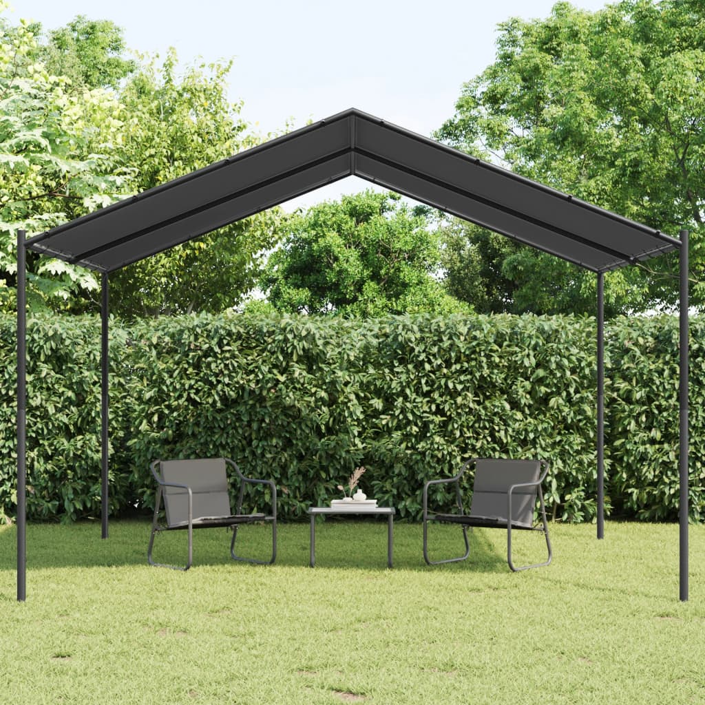 Tuinpaviljoen – Tuinoverkapping – Partytent – Tuinkamer – Feesttent – Waterafstotend Polyester – Stabiel Gepoedercoat Stalen Frame – Antraciet