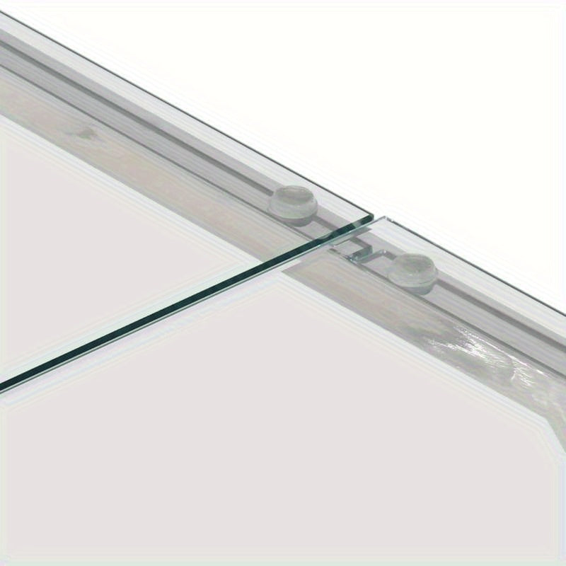 Salontafel – Bijzettafel – Woonkamertafel – Koffietafel – Tafeltje – Roestvrijstaal Frame – Gehard Glas – Zilverkleurig – Stevig & Duurzaam – Compact Formaat