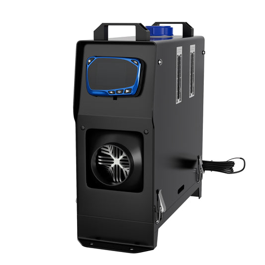 8KW Parking Heater, Constant Temperature HVAC Heating Device, 8KW Heating Power, Voltage 12V 40W, Portable Heater, Air Heater, 360° Air Outlet (Type 1, LCD Button), Electric Heater Portable, Vevor Portable Electric Heater wi