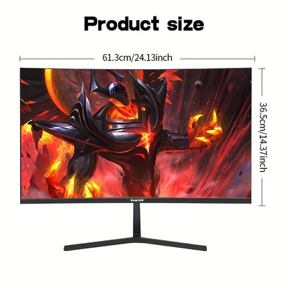 27 Inch Gaming Monitor – Curved Scherm – PC Beeldscherm – Computer Monitor – Monitor 180Hz – Full HD 1080p – FreeSync – Oogbescherming