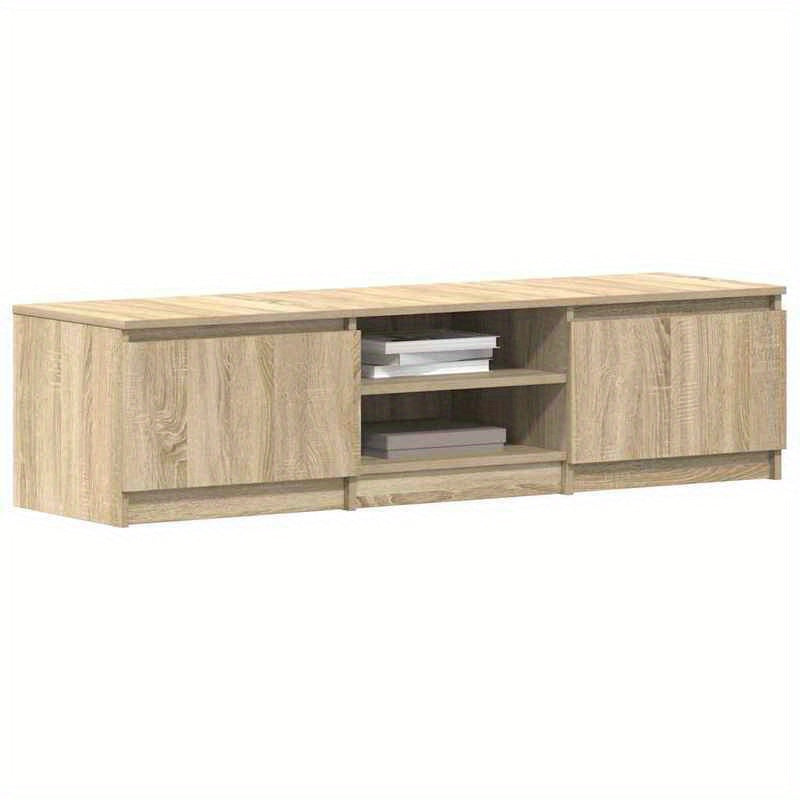TV Meubel – TV Kast – TV Meubels – Media Kast – Entertainment Meubel – Sonoma Eiken Kleur – 140x40x35,5 cm – Hardhout
