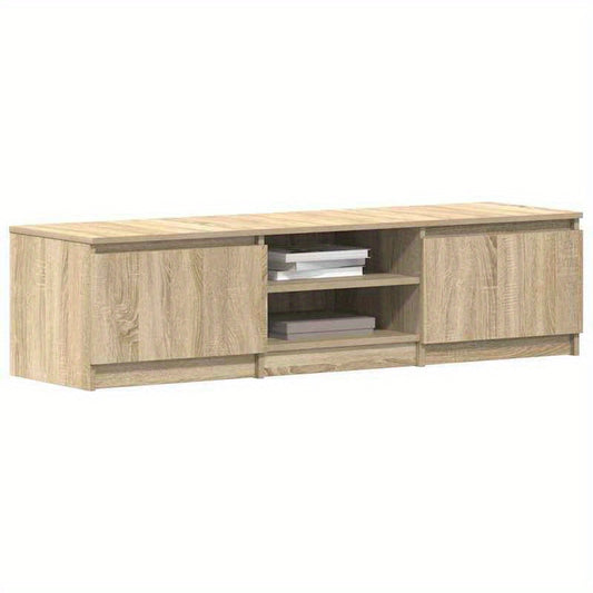 TV Meubel – TV Kast – TV Meubels – Media Kast – Entertainment Meubel – Sonoma Eiken Kleur – 140x40x35,5 cm – Hardhout