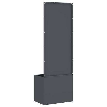 Verticale Plantenbak – Tuinbak – Bloembak – Kruidenbak – Klimplantenkast – Antraciet – Extra Lang 50x140 cm – Duurzaam Koudgewalst Staal