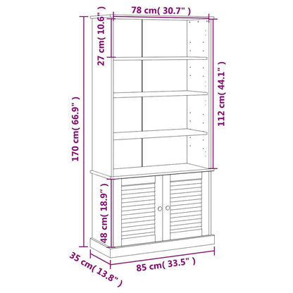 Boekenkast – Boekenkast Massief Hout – Boekenplank – Opbergkast – Wandkast – Essenhouten Kast – Ruime Opbergruimte – Robuust & Onderhoudsvriendelijk