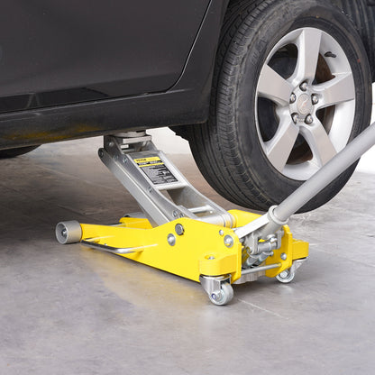 Krik – Vloerkrik – Garagekrik – Autokrik – Potkrik – Aluminium Constructie – Dubbele Pomp voor Snelle Hefkracht