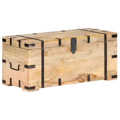 Vidaxl Storage Chest Storage Furniture Blanket Chest Box Storage Box Storage Boxes Blanket Boxes Treasure Chest Boxes Massif Mango Wood