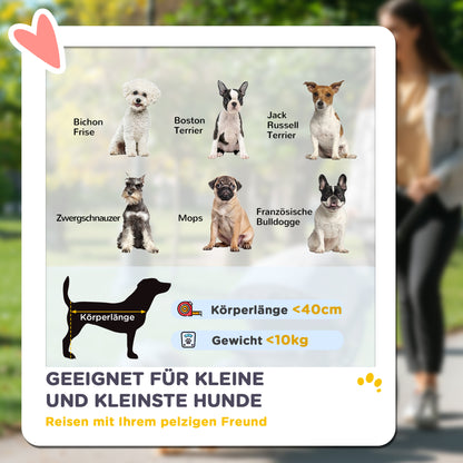 Hondenwagen – Wandelwagen – Draagkar – Huisdierwagen – Kinderwagen Hond – Lichtgewicht & Inklapbaar – Wasbaar Kussen & Mesh Ramen – Khaki