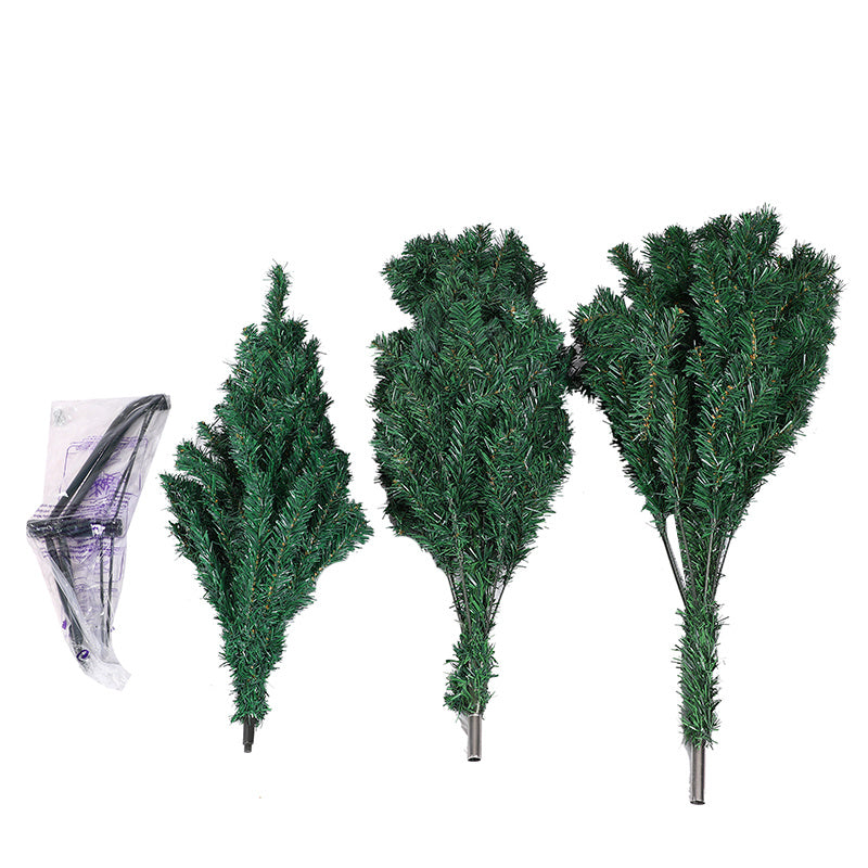 Kunstkerstboom – Nepboom – Kerstboom Kunst – Decoratieve Kerstboom – PVC Boom – 240 cm Hoog – Ongeveer 1400 Dicht Op Elkaar Geplaatste Takken – Met Metalen Standaard & Vouwsysteem